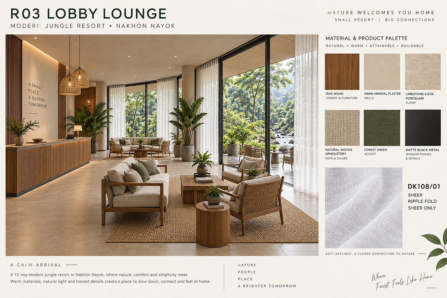 Lobby moodboard